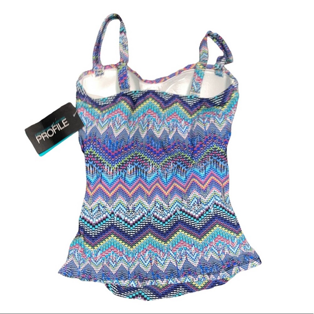 Colorful Zigzag Women's Swimsuit - Picture 2 of 5